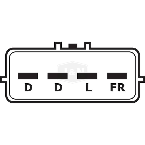 Aftermarket JAndN Electrical Products Alternator 400-40012-JN - main
